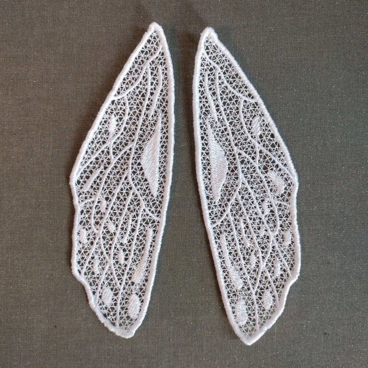 1/6 fairy wings/free standing lace/Embroidery files