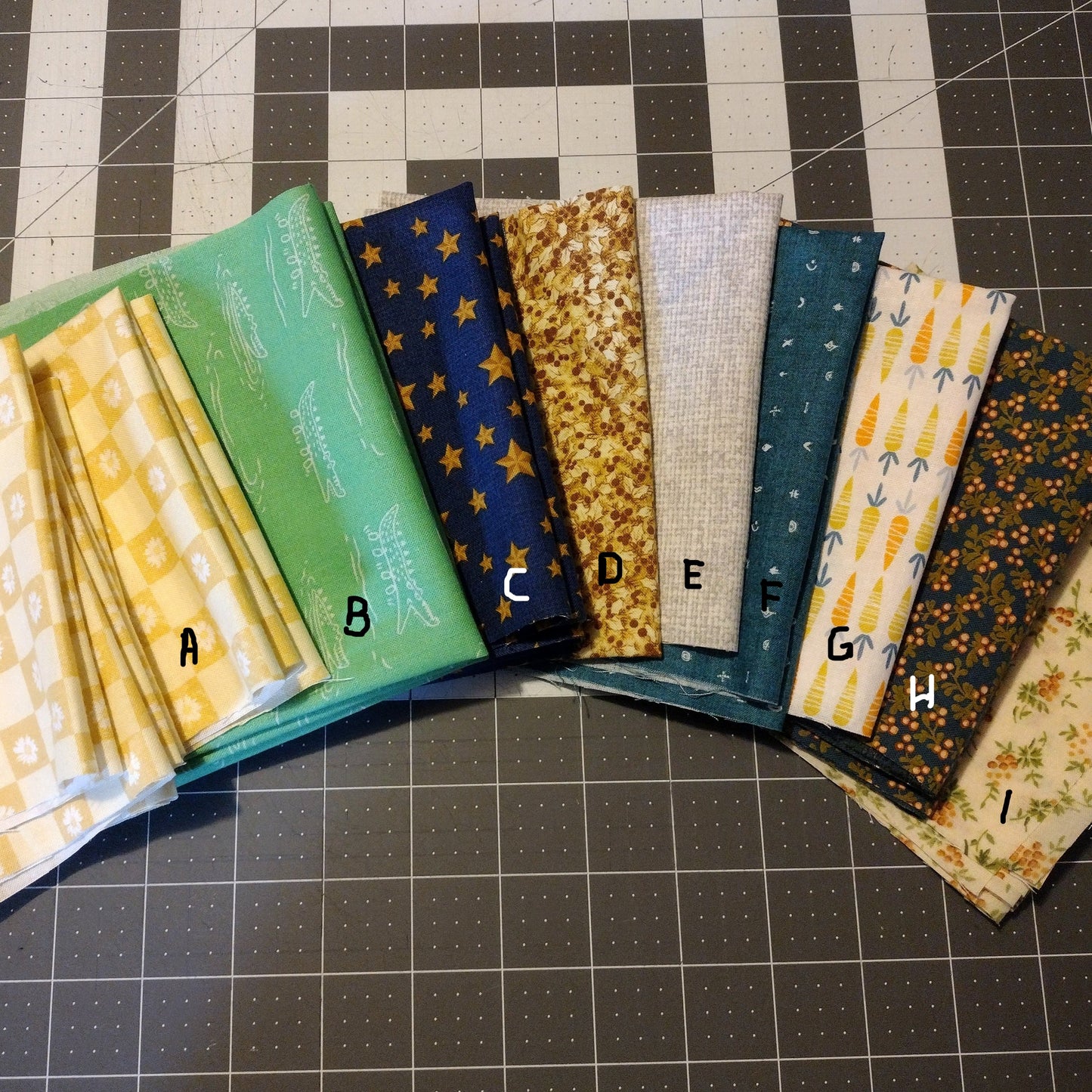 Fabric squares