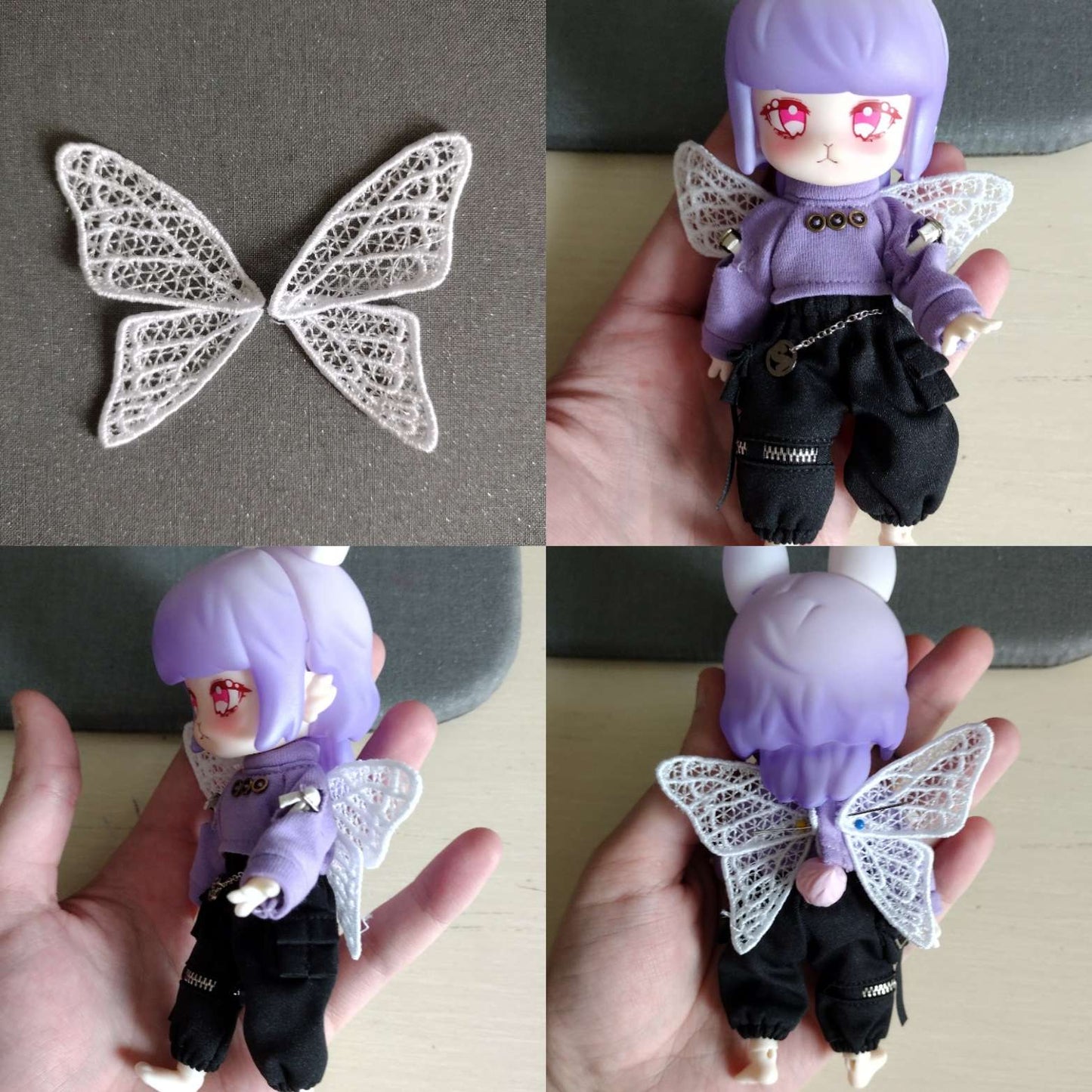 1/12 Butterfly wings/free standing lace/Embroidery files