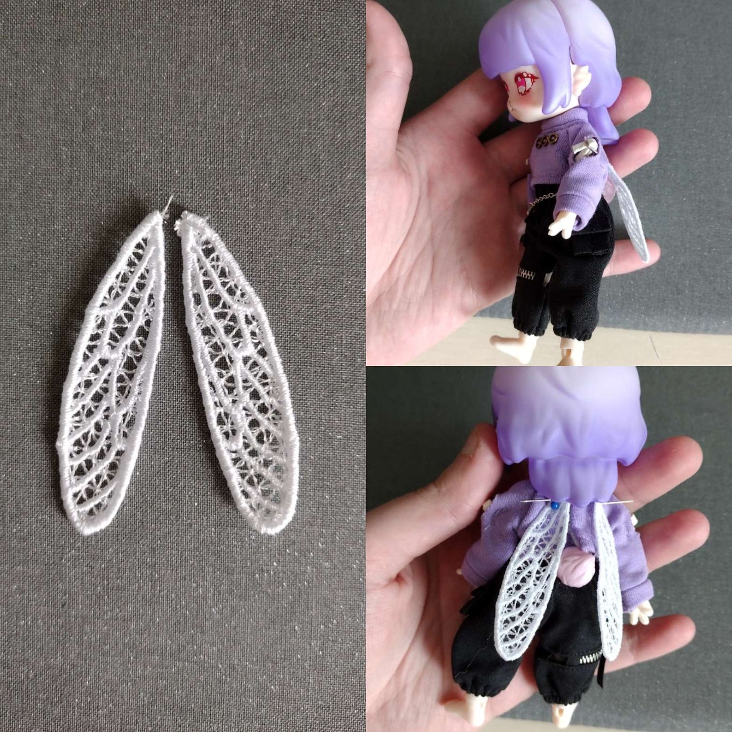 1/12 lace dragonfly wings